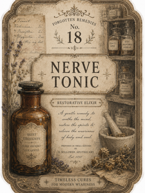 Forgotten Remedies CLIPART, Victorian Apothecary Labels, Amber Bottle Art, Herbal Pharmacy Designs, Antique Remedy Collection