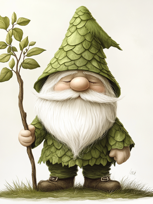 Wilbur Wizard, forest wizard art, woodland wizard, green wizard decor, rustic wizard wall art, magical wizard figure, whimsical wizard, JPGs