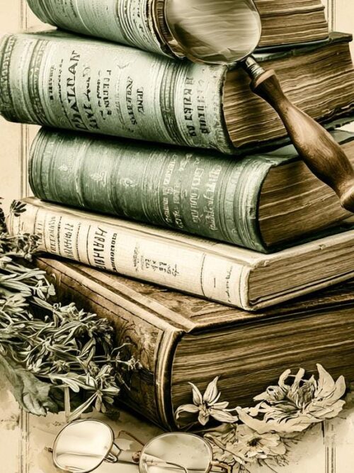 Botanical Book Lover Bookmarks | Vintage Library Printable Bookmarks | Herbal Reading Digital Download | Cottagecore Bookmark Set