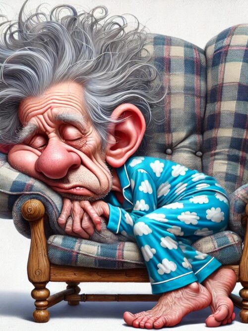 Who Drunk the Sherry, Sleeping Grandpa, Sleeping Grandad, Comical Old Man, Comical Grandpa, Funny Man, 12 jpg images